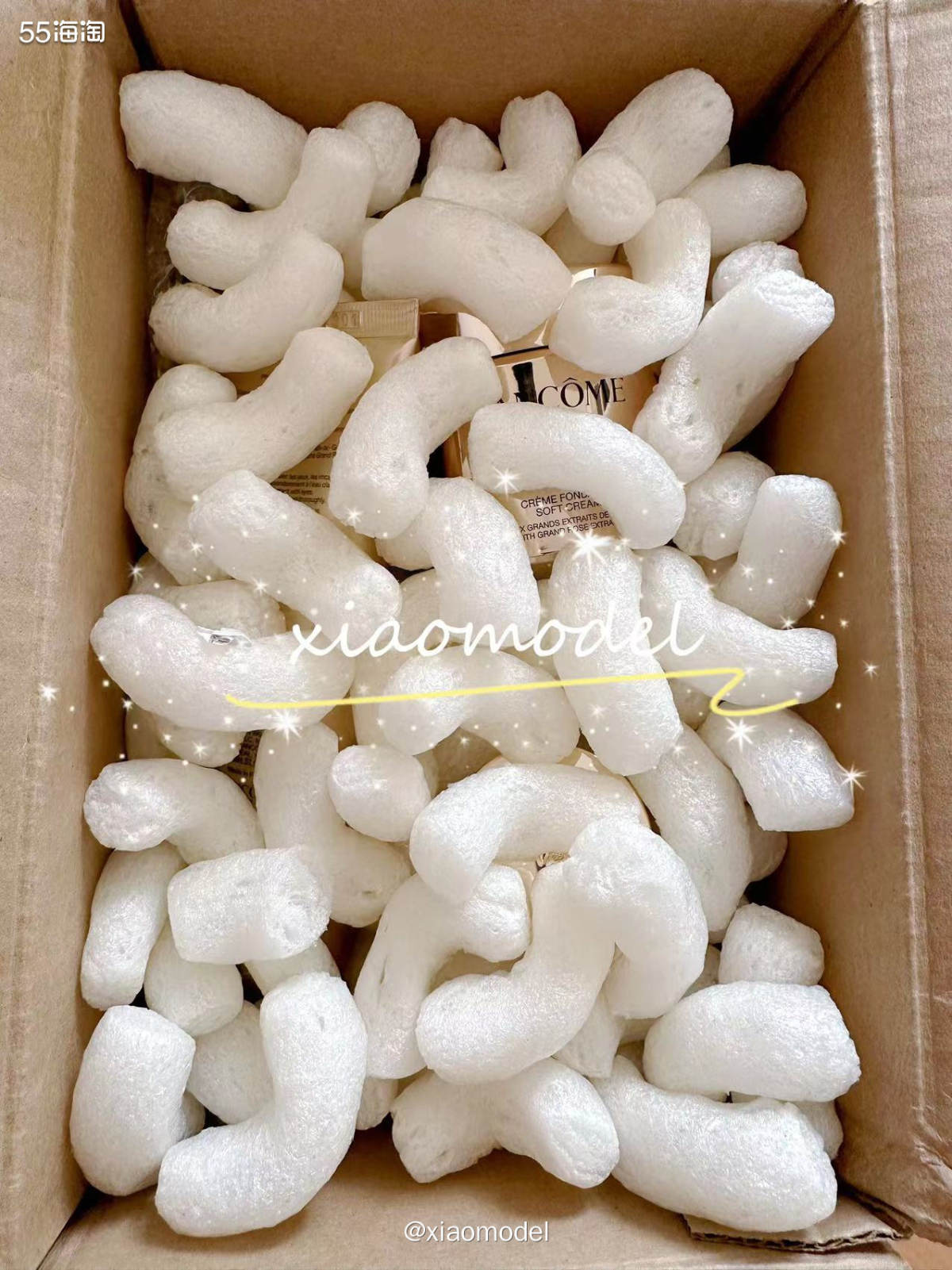 ❤️哇喔，终于又收到包裹可以开箱啦！  ❤️兰蔻菁纯3件套，
