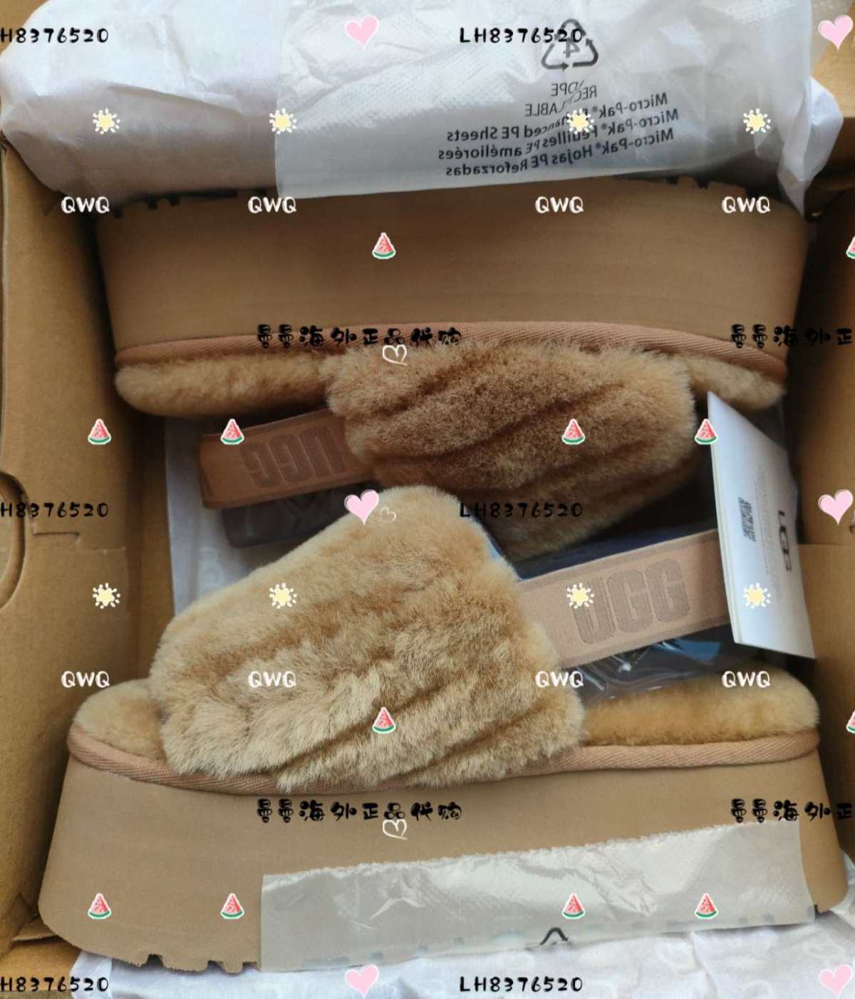 🌻购买商品:UGG disco毛绒凉鞋 🌻购买网址:UG