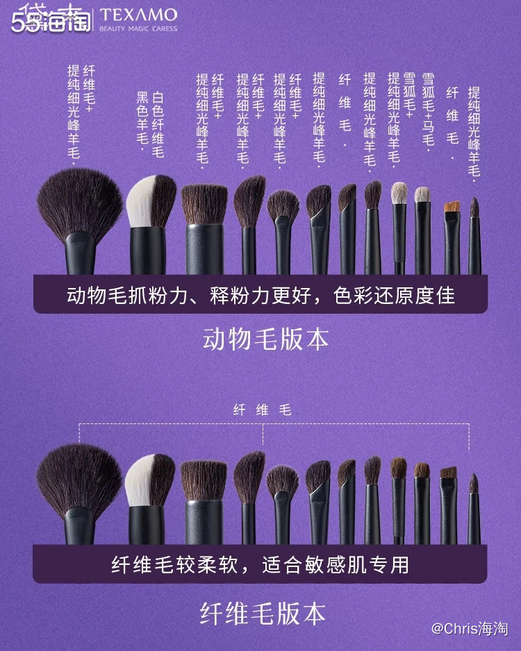 今天整理手机照片的时候发现，之前准备分享的一组化妆刷照片被我