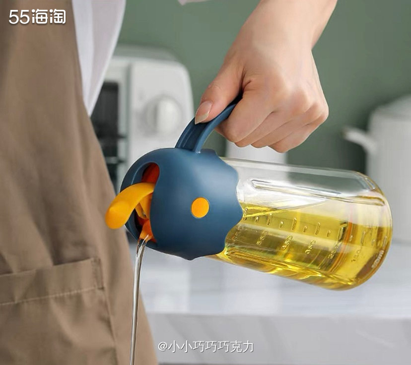 家里之前买的那种玻璃瓶的油乎乎处有口太小了，到有的时候太慢了