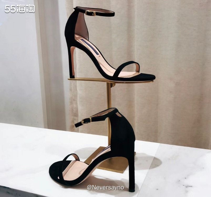 Stuart Weitzman Nud系列高跟鞋，经典款细带