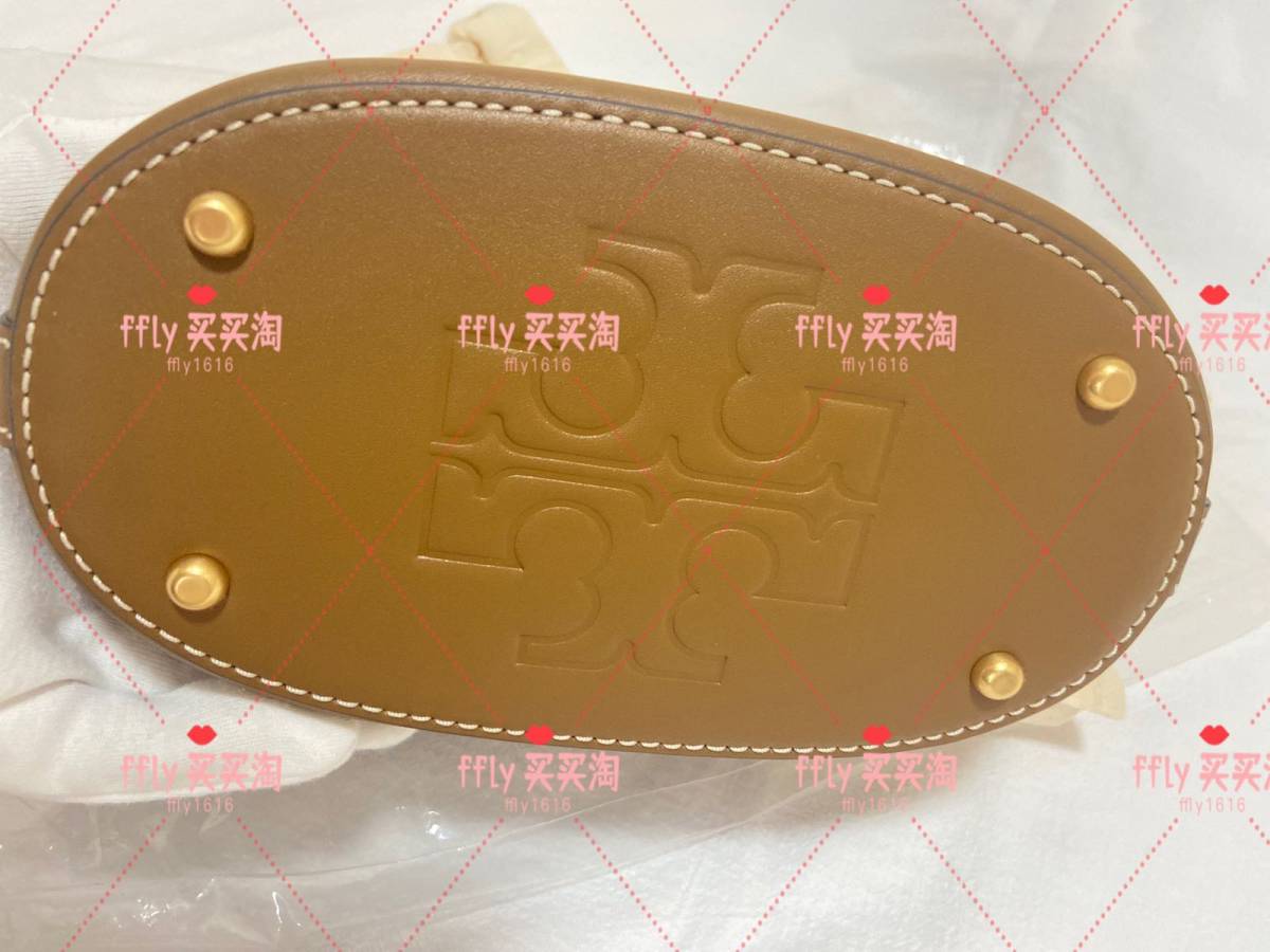 发走✈️  tory burch 栗子棕色​水桶包中号  栗