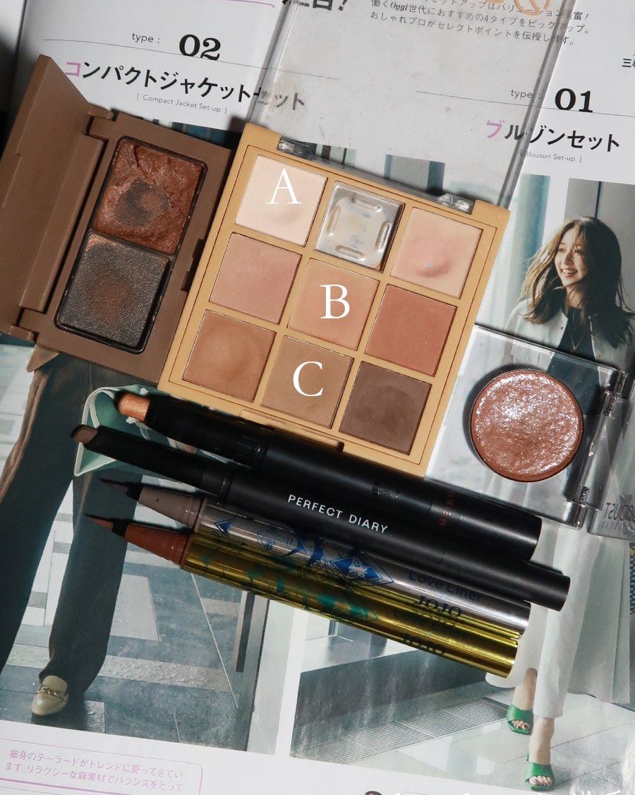 阳康后化妆就偏精简了，睫毛膏也不怎么涂 相较去年的通勤妆有了