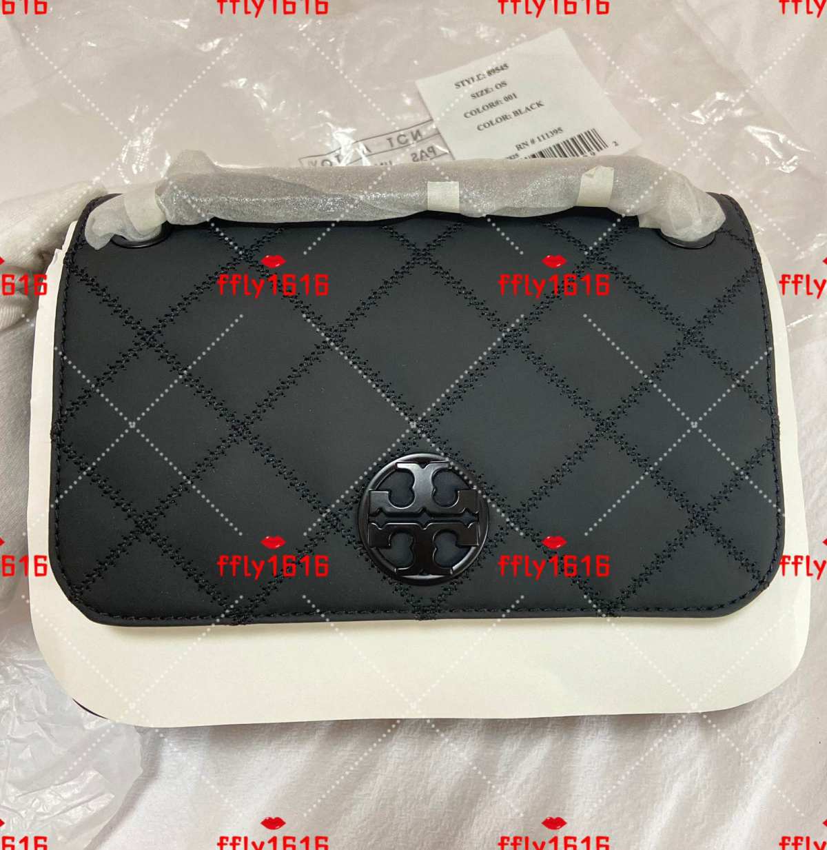 发走✈️ Tory burch Willa中号经典菱格珍珠磨