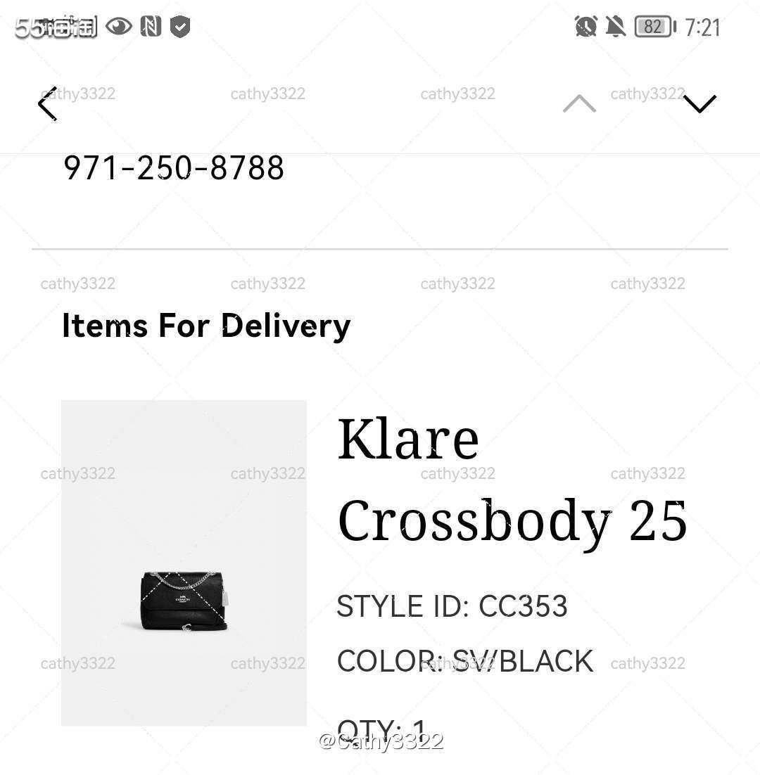 coach奥莱春季这部分款额外八折辣！含泪拿下klare25