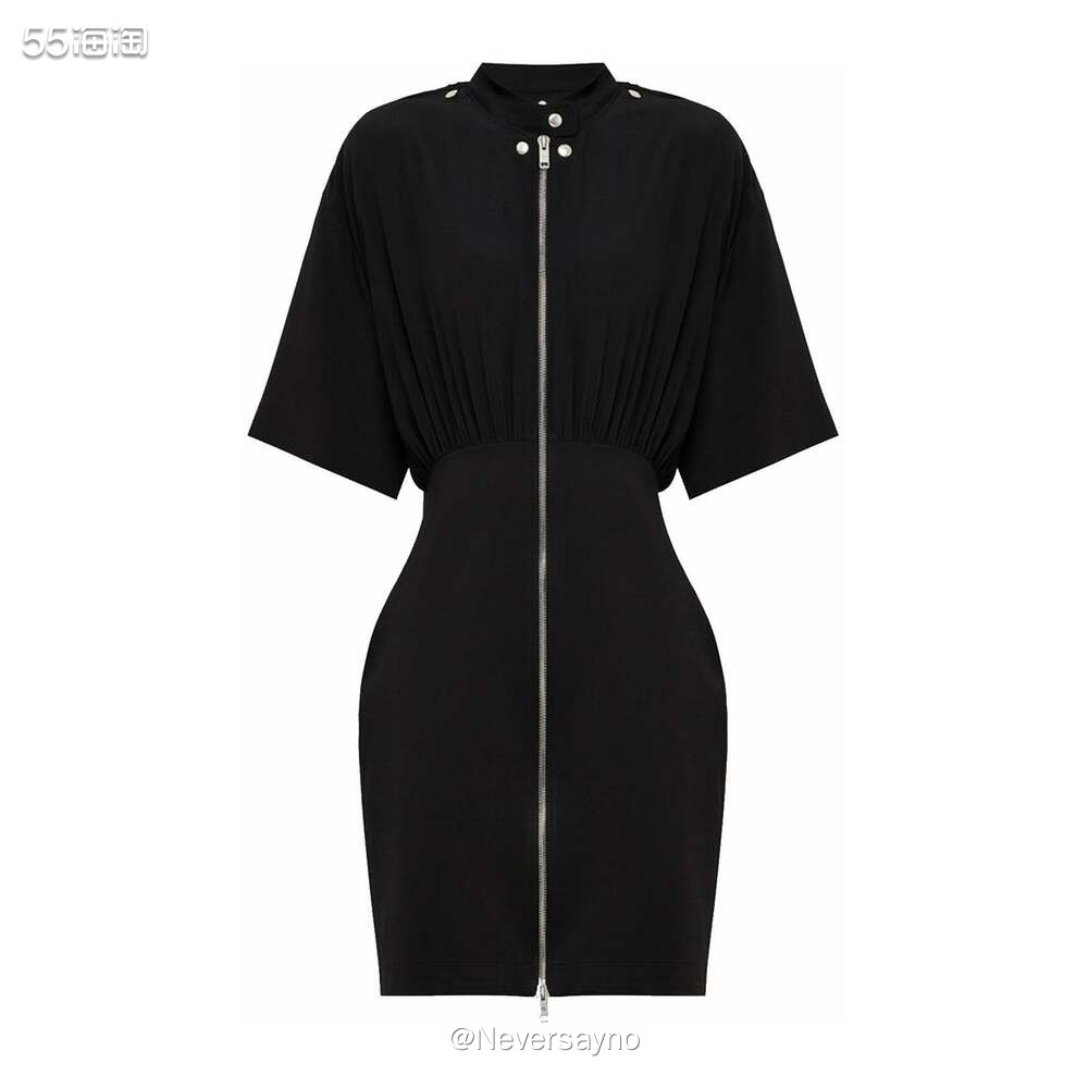 Miinto可以买到好看的纪梵希经典款黑色真丝拉链款连衣裙 