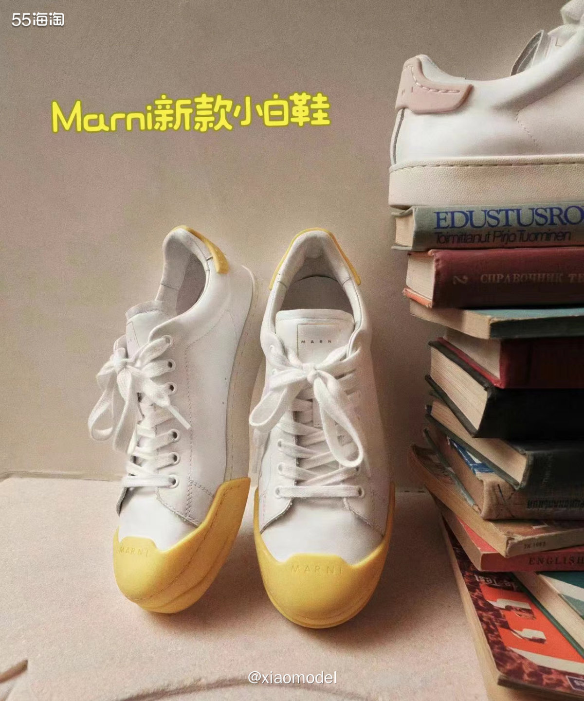 💛MIINTO中文官网有很多适合春天穿着的小白鞋，比如德训