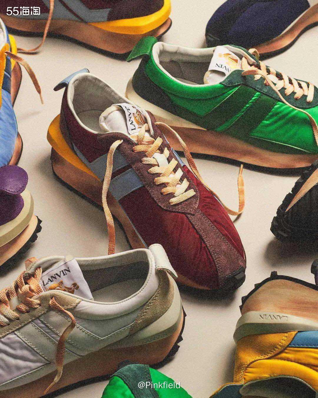 👟初识LANVIN是因为朋友送了它家的香水，后来才知道它家
