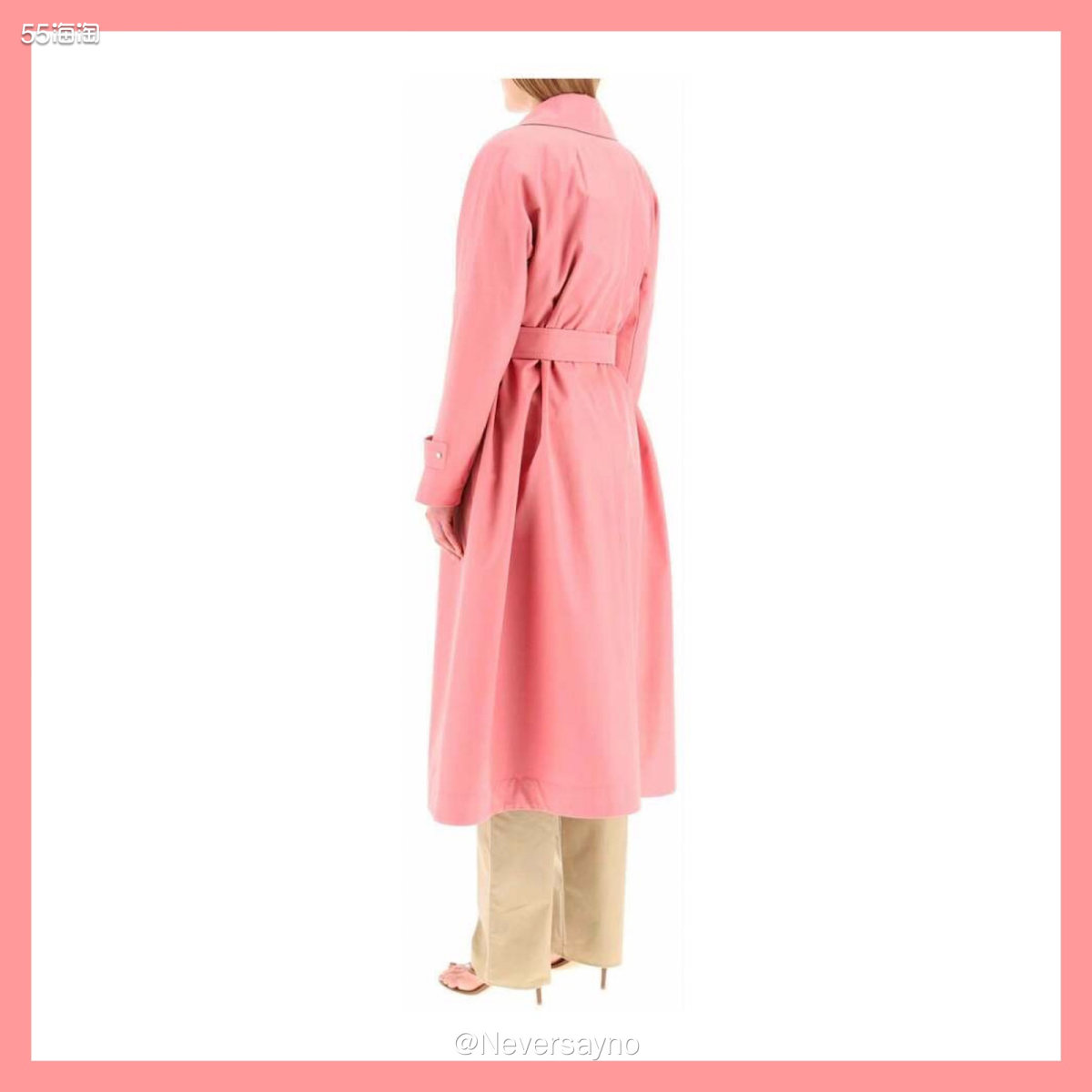 Miinto可以买到这款颜色特别美的粉色风衣哦  🛍 MI