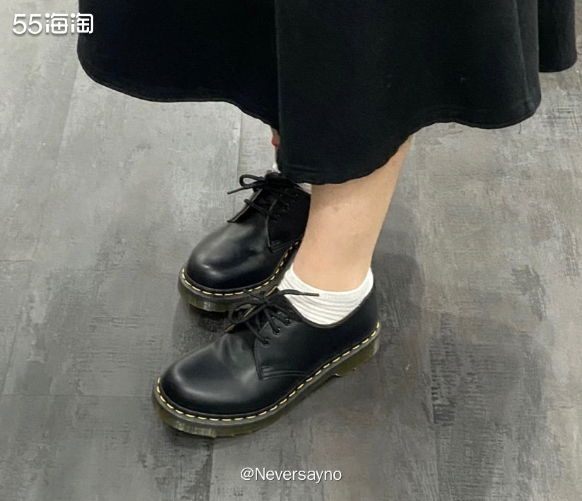 Dr.Martens 1461三孔牛津鞋，黄色缝线辨识度超高