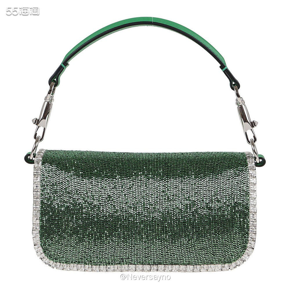 VALENTINO MINI LOCO 镶钻装饰手提包，很多
