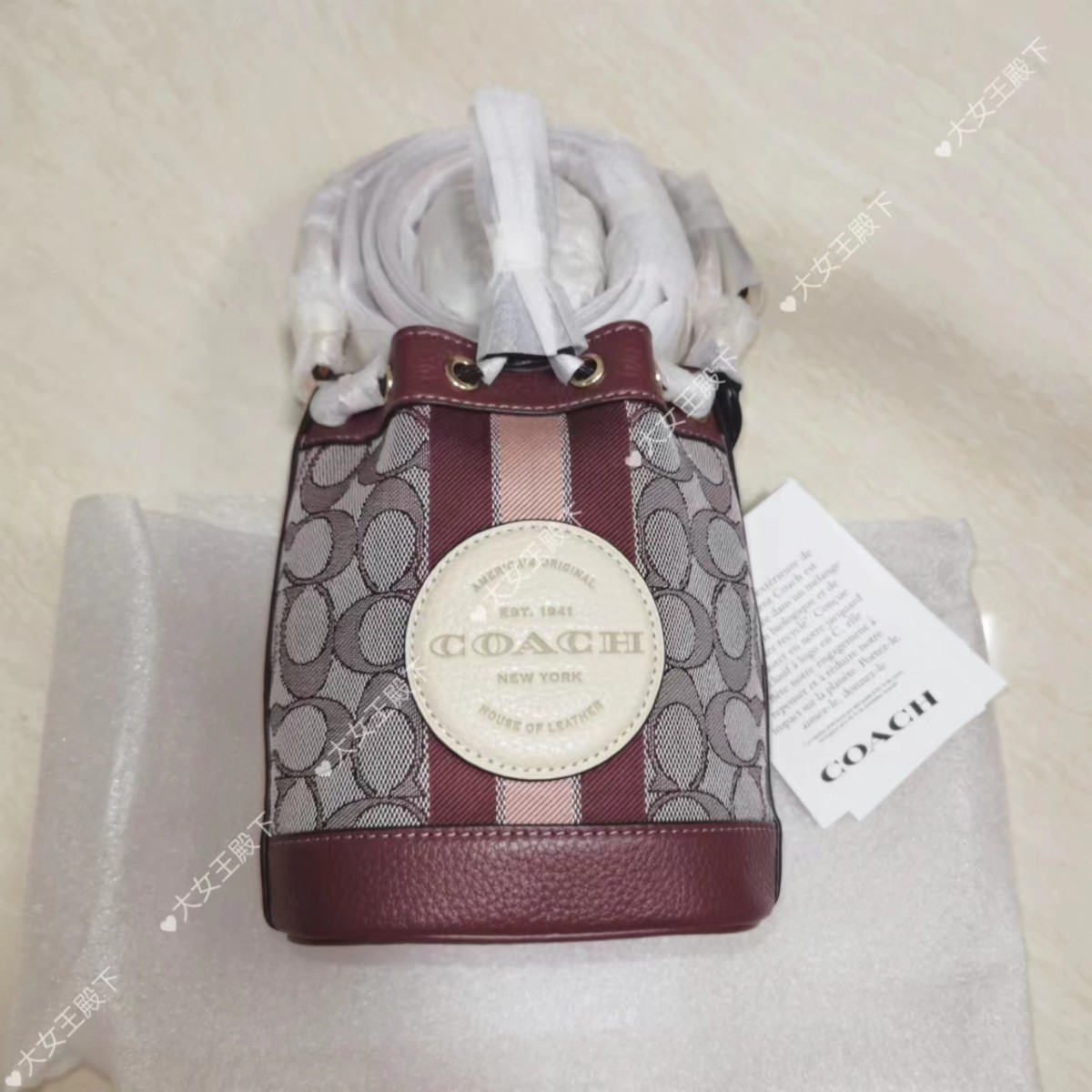 ☑️开箱： coach klare樱桃款   ☑️下单地/价
