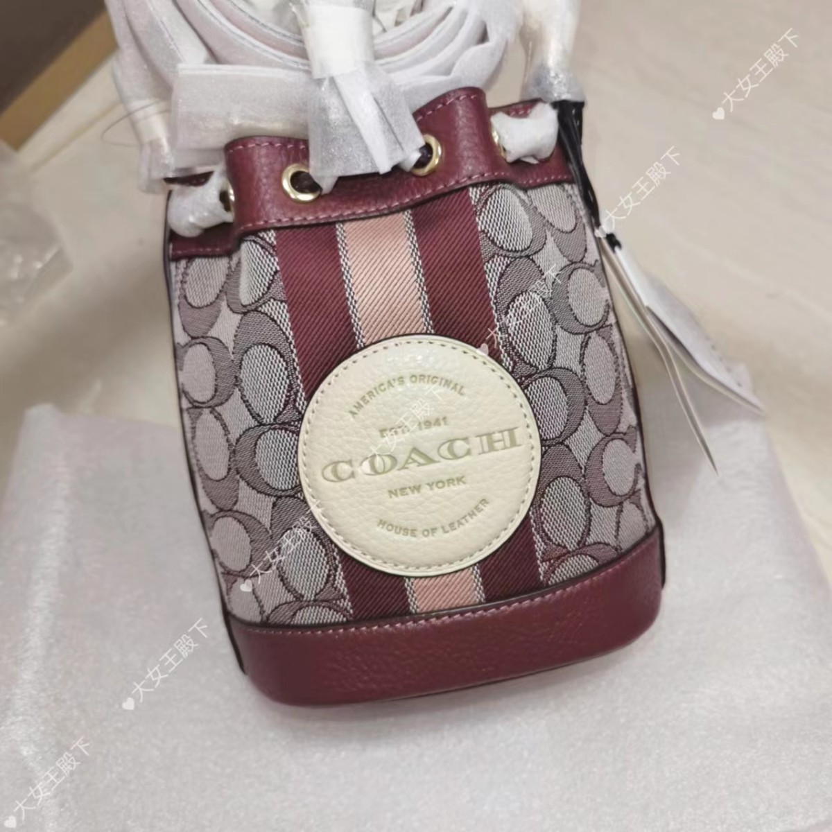 ☑️开箱： coach klare樱桃款   ☑️下单地/价
