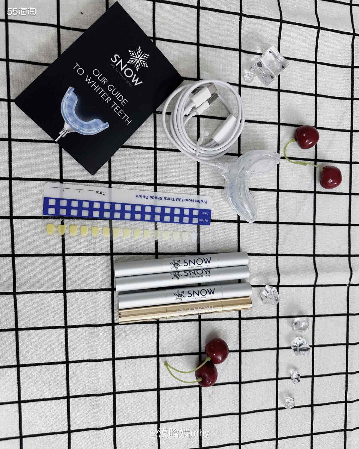 💐这次很开心被55海淘选中成为试用SNOW冷光美牙仪试用测