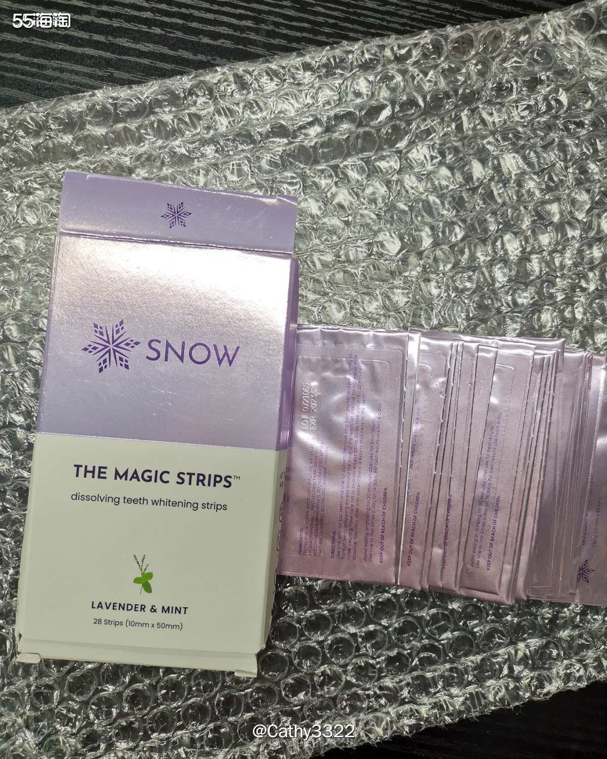 ♥️♥️首先感谢55和金主爸爸给了我这次试用snow牙贴的机