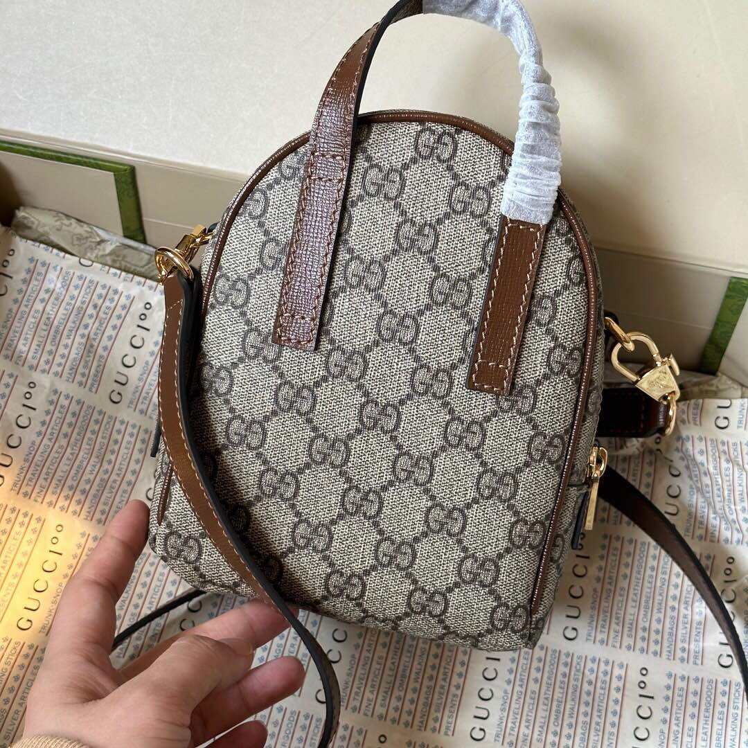 Mini背包 新款互扣式双层小背包, 可手提 斜挎 双肩 容