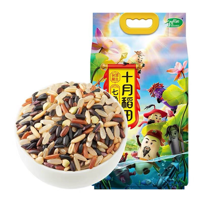 搬砖中午会带午饭，之前秒杀的五谷饭感觉还不错，所以猫超买一点