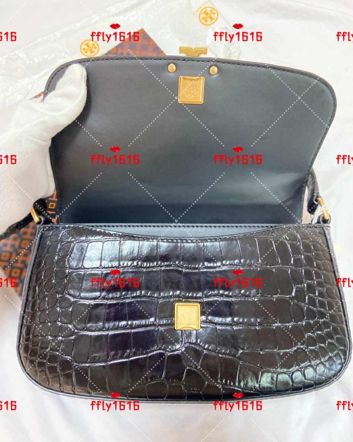 发走✈️ Tb britten 鳄鱼纹腋下包 实物超级上档次