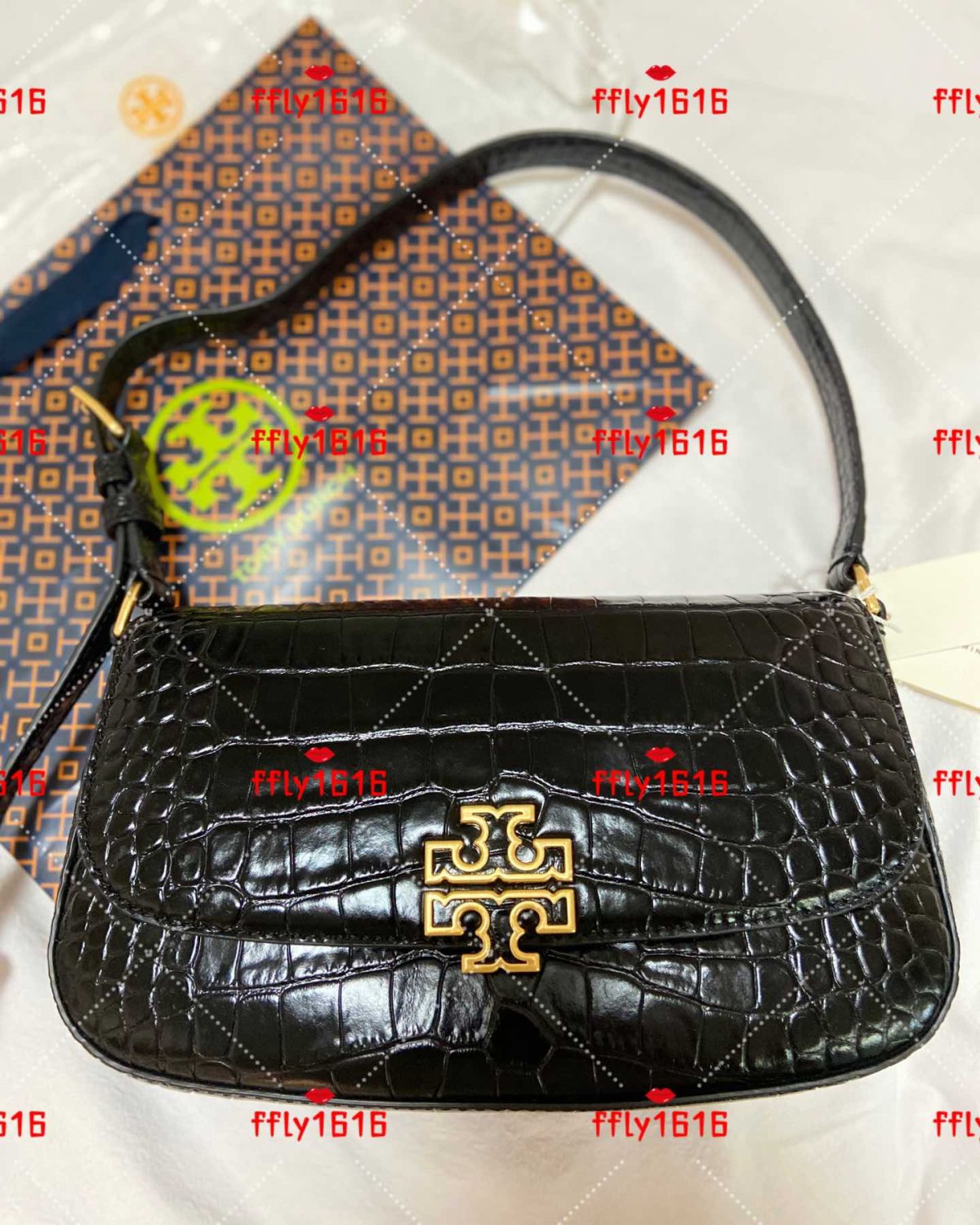 发走✈️ Tb britten 鳄鱼纹腋下包 实物超级上档次