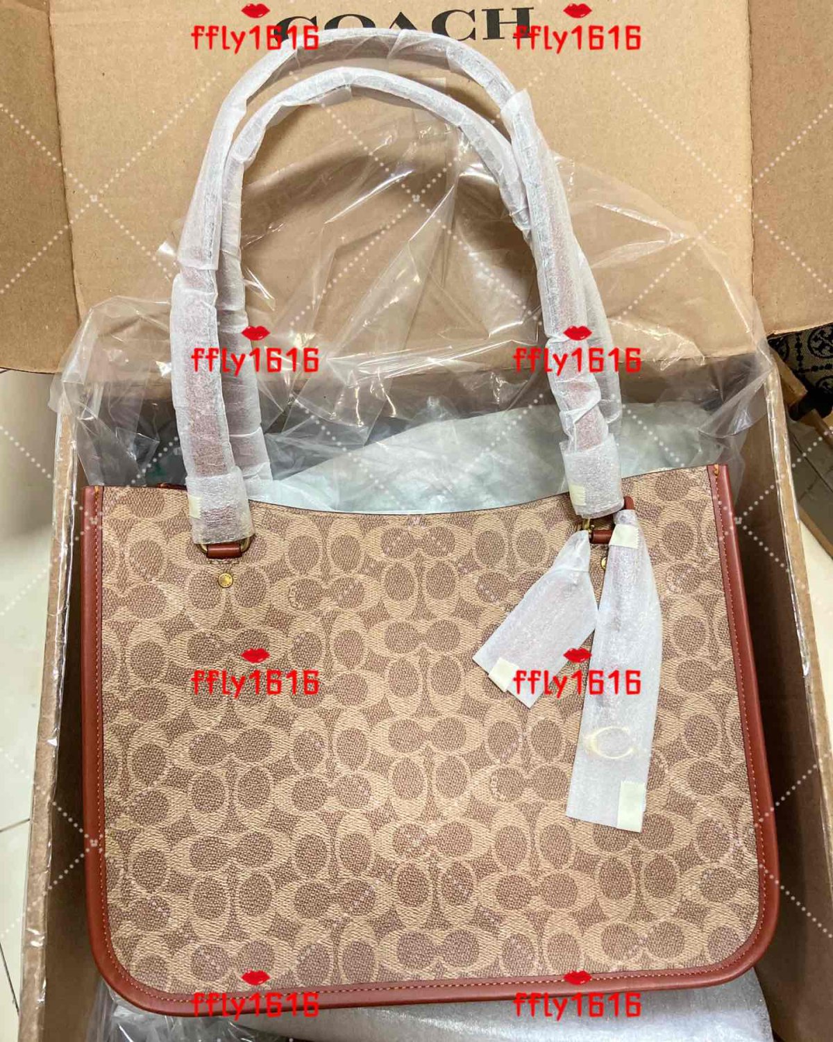 爆款到货 Coach专柜Tyler carryall大号托特