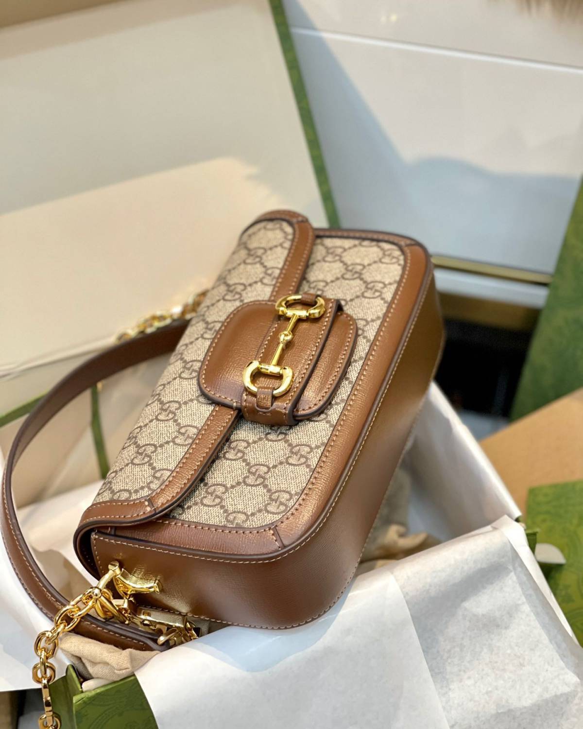 最新款法棍Horsebit腋下包 真的爆！ 也是真的难预定 