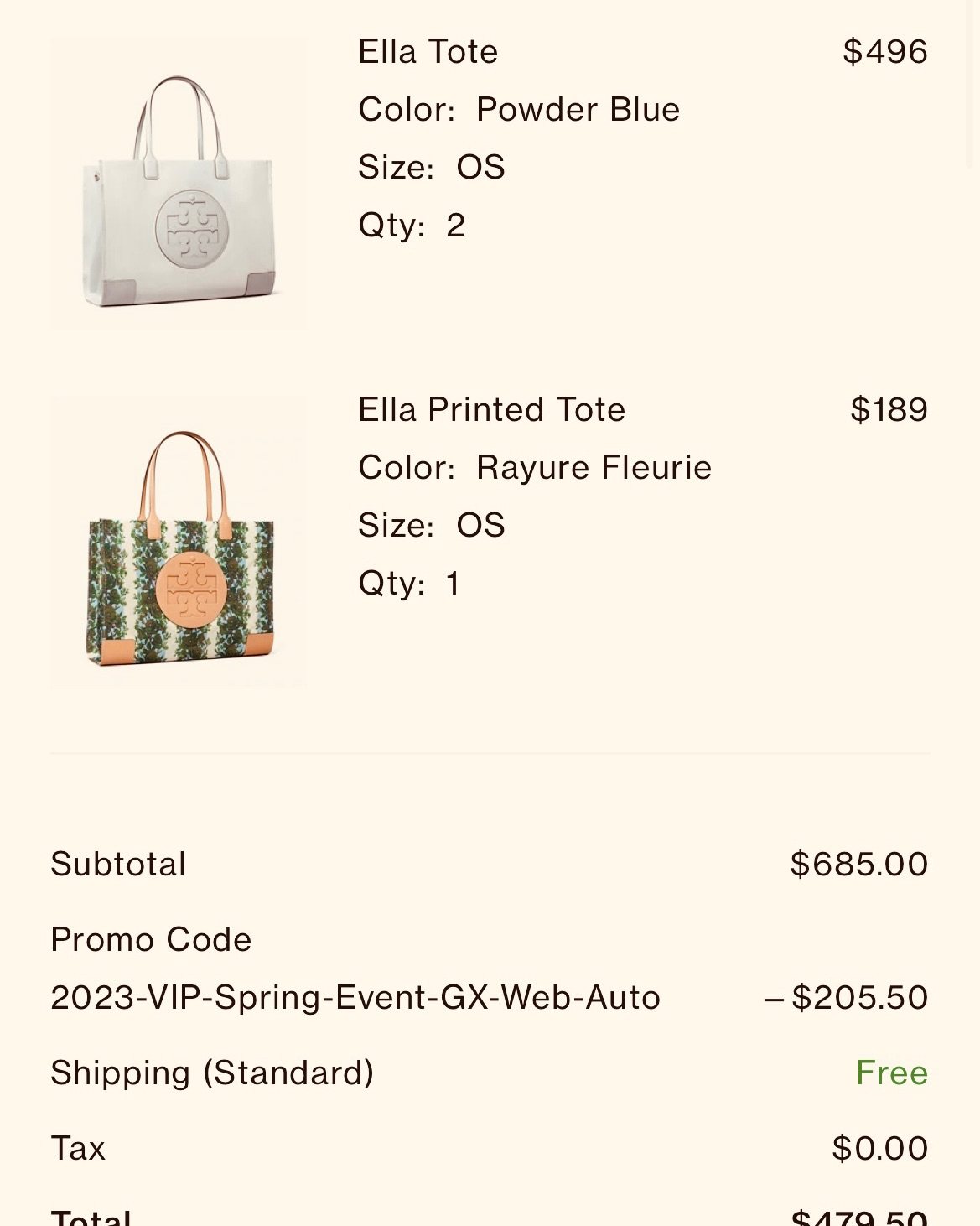 💲购买网站:Tory burch 官网 💲订单物品:El