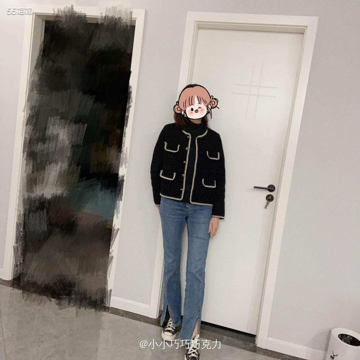 昨天忘记发春日搭配的帖子啦，我每次就随便穿的感觉也算不上搭配