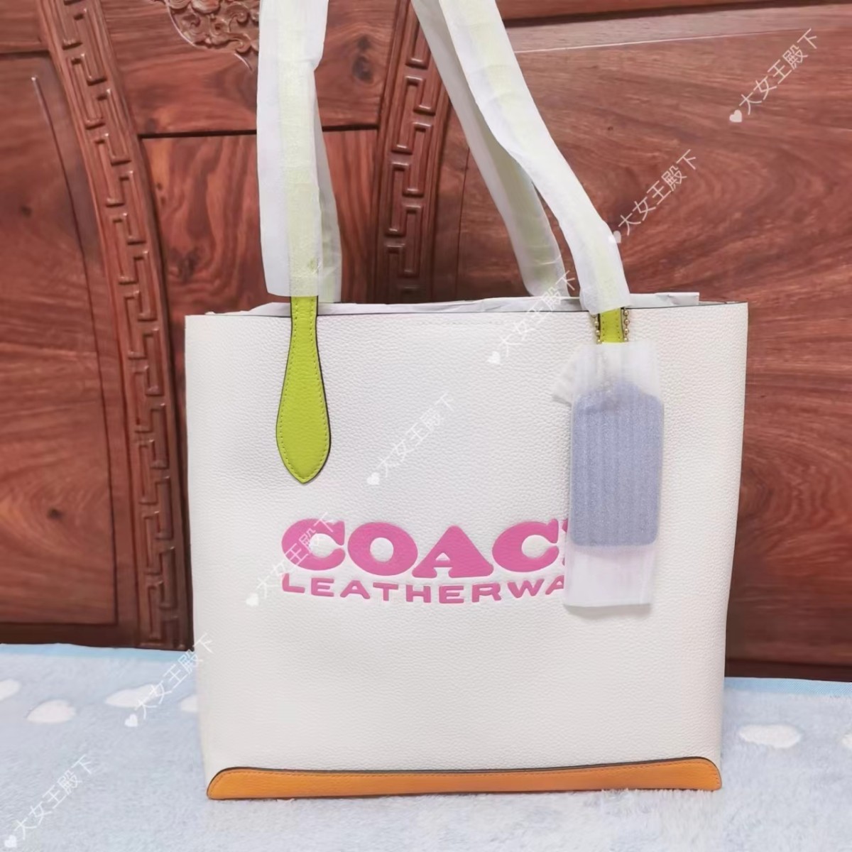 ☑️开箱： coach kia 托特 货号：CA097  ☑