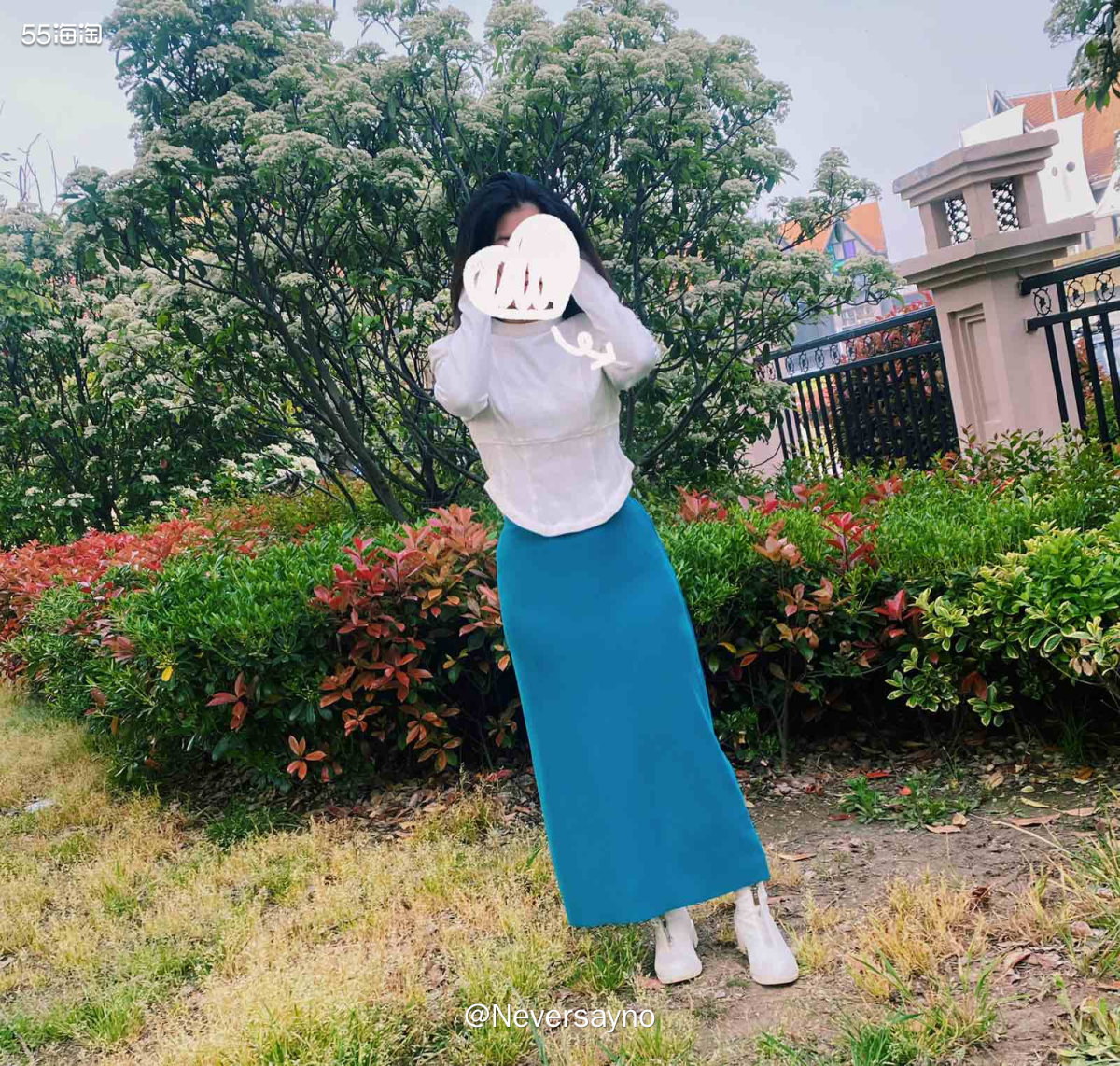 💙这两年很喜欢蓝绿色系，今天依旧是蓝色系小阿姨  💙💙