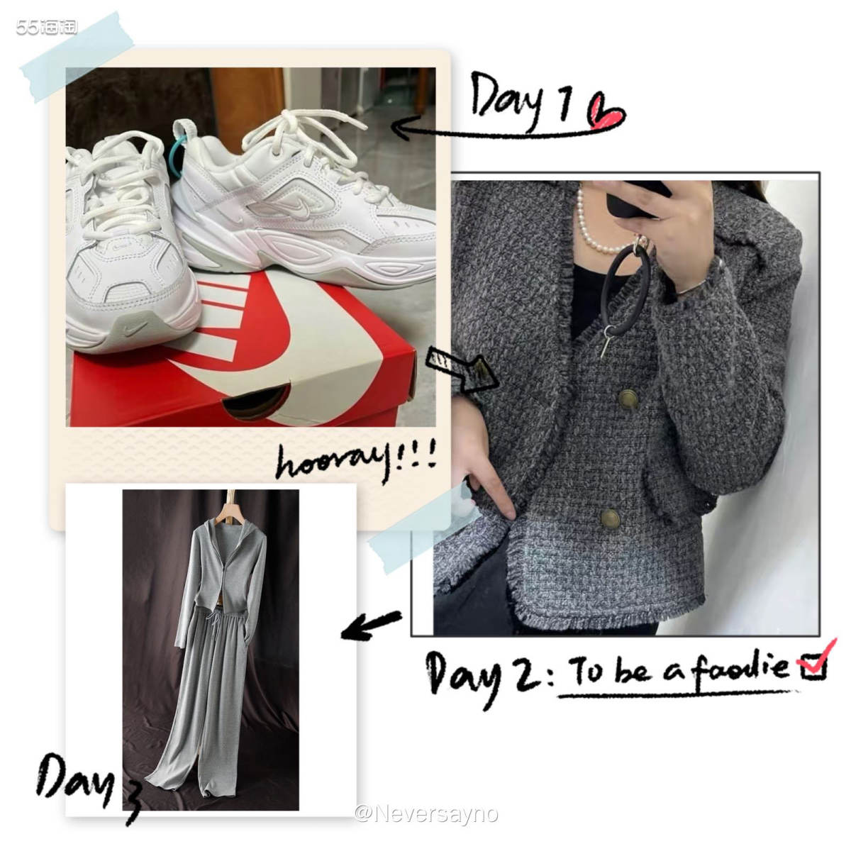 🖤今日份休闲穿搭，出行很方便的一套  ✅今日穿搭：灰色休闲