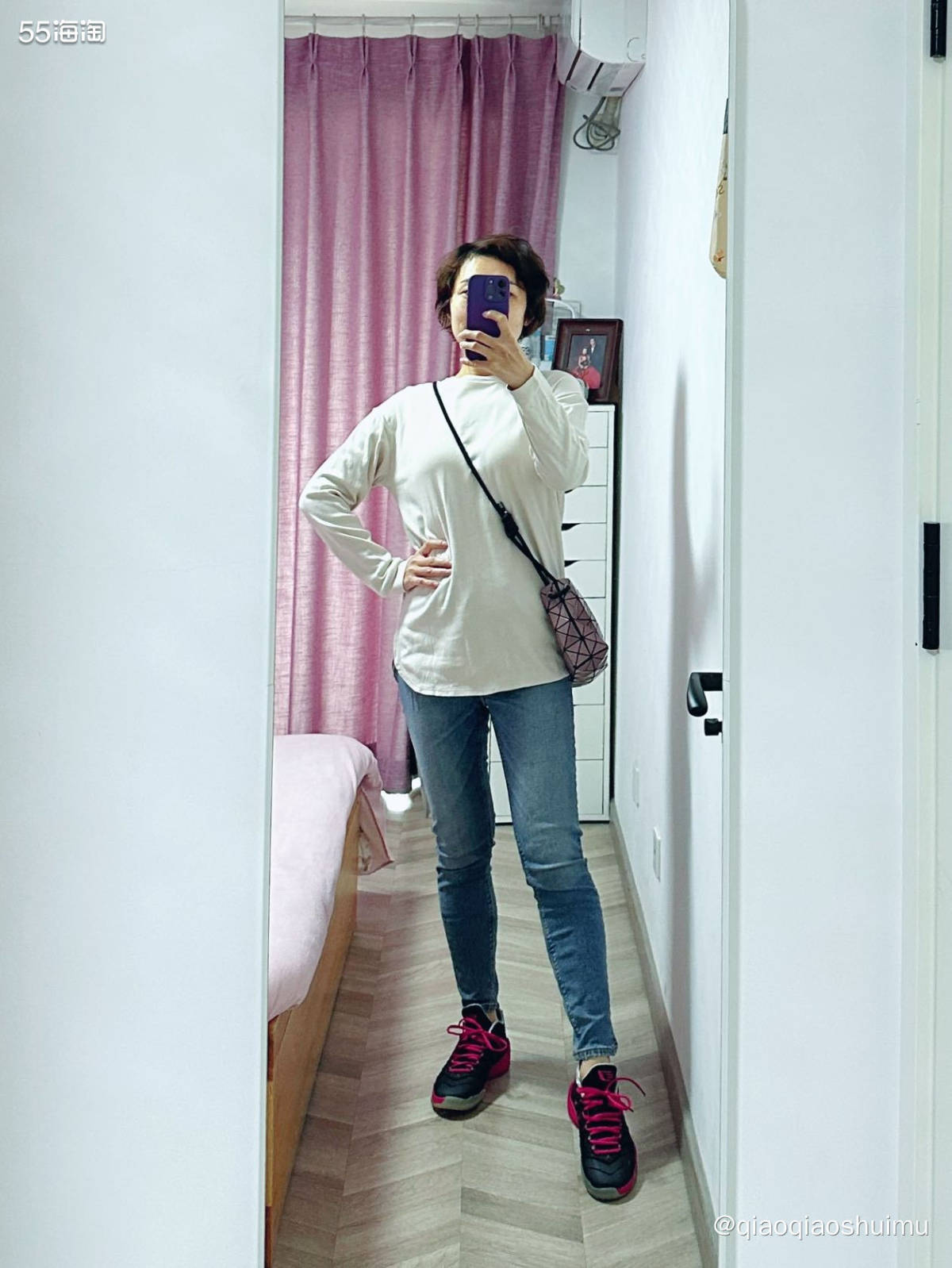 说真的，这件muji 开衫是因为没抢到纯白才买了这个原色的，