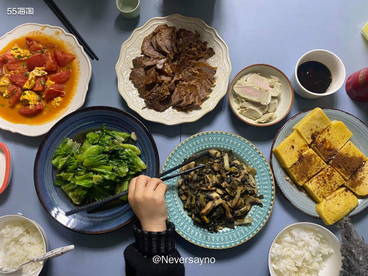 ☑️自己做的卤牛肉可还行，来一碗牛肉面吧  ▪️分享昨天的早