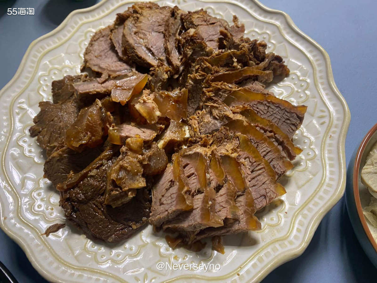 ☑️自己做的卤牛肉可还行，来一碗牛肉面吧  ▪️分享昨天的早