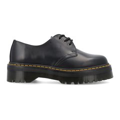 【23年春夏新品】Dr. Martens 马汀博士 1461 Quad 女士黑色厚底系带鞋皮鞋