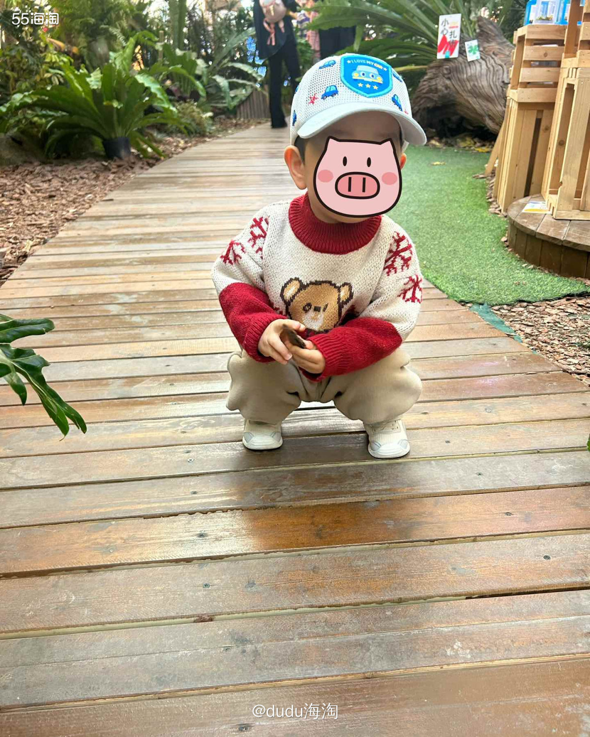 🧢小朋友长的真的好快，去年夏天的帽子都小了不能戴了，今年又