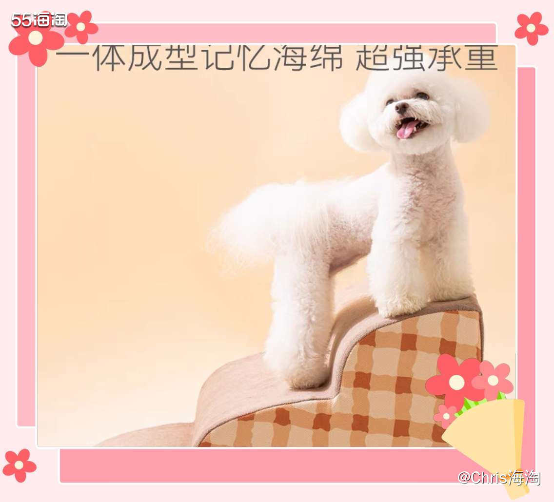 前几天狗狗生了，生期间比较虚弱，好几次跳上沙发很吃力的跳不上