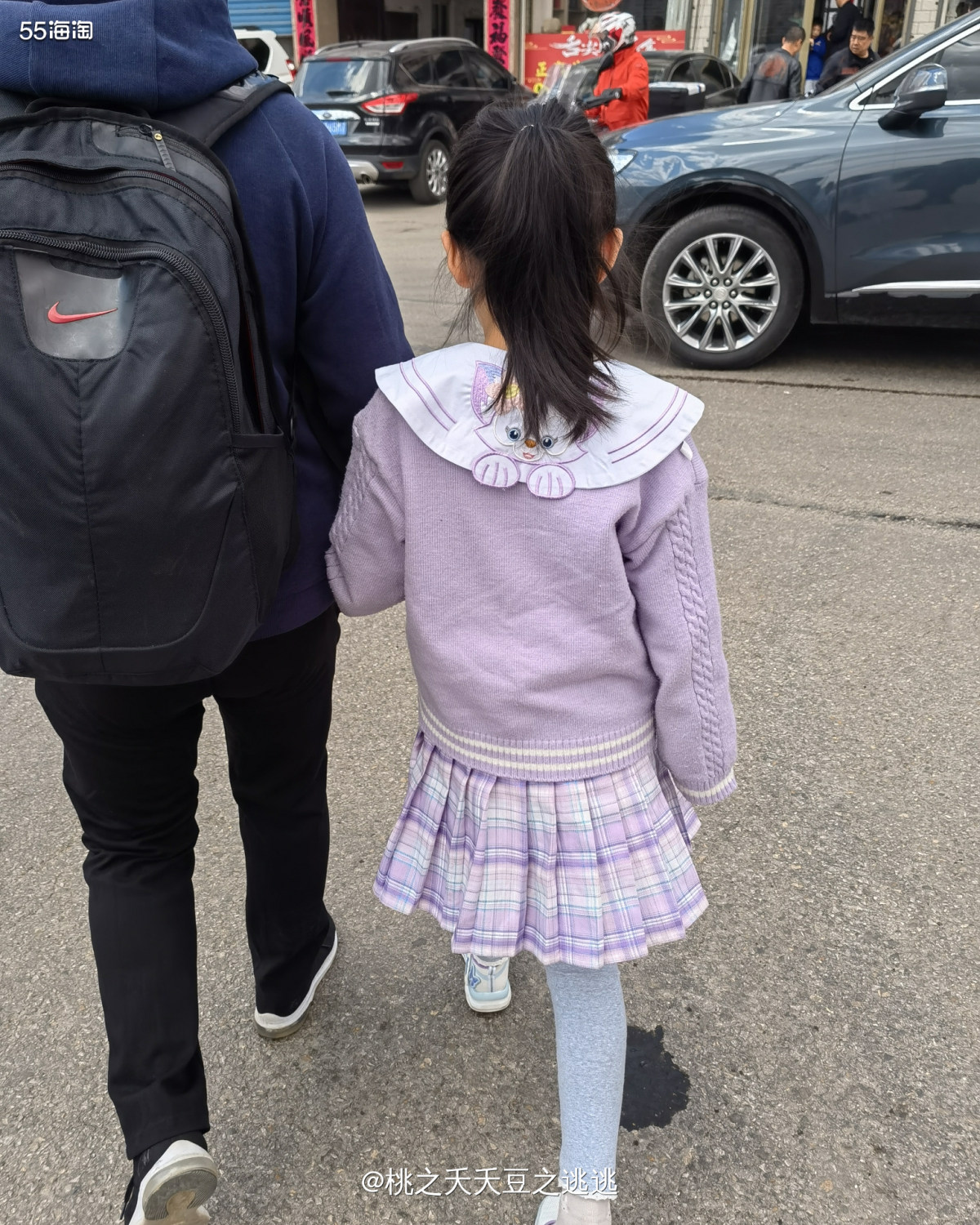 💎今年五一外甥女回来的时候 ，穿了一身jk小裙子，真的太可