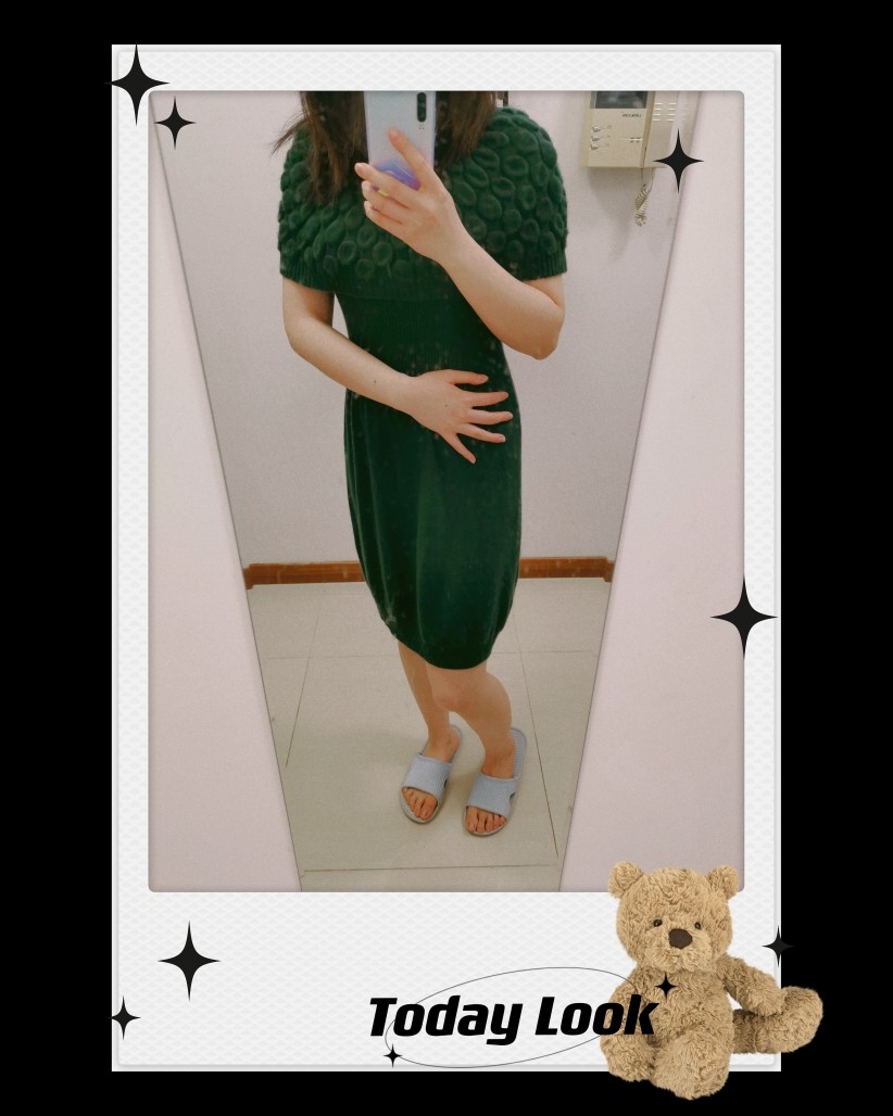 哈哈哈，春季穿搭Look，必须再晒出我另一条珍藏的裙子，同样