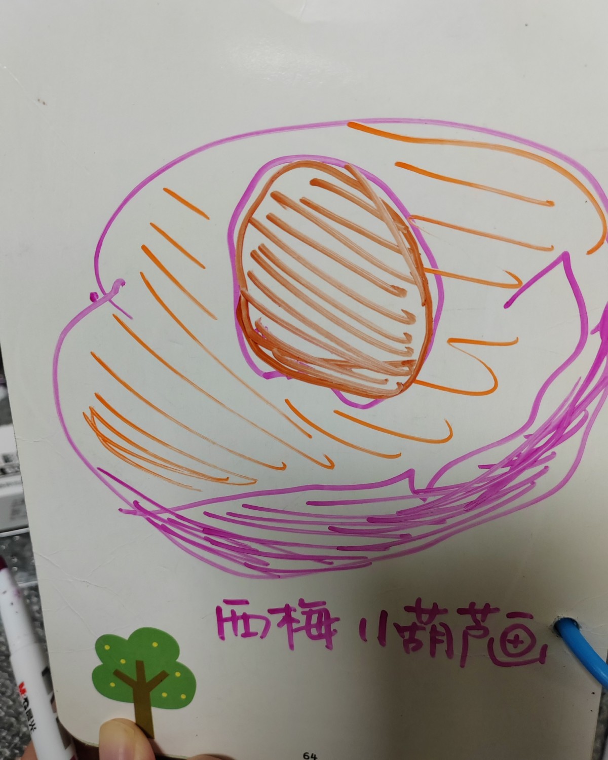 一到周末又是陪娃玩耍的日子～ 最近小葫芦迷上了画画写写，他随