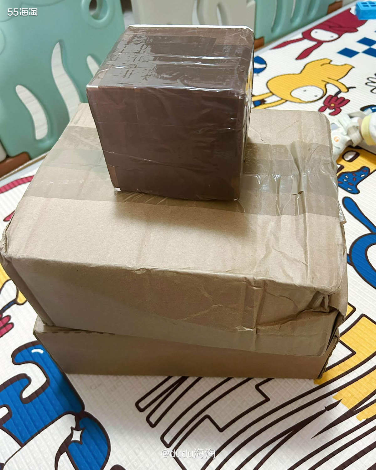 💕没想到假期已结束就收到了三个海淘包裹，应该两个是包包和一
