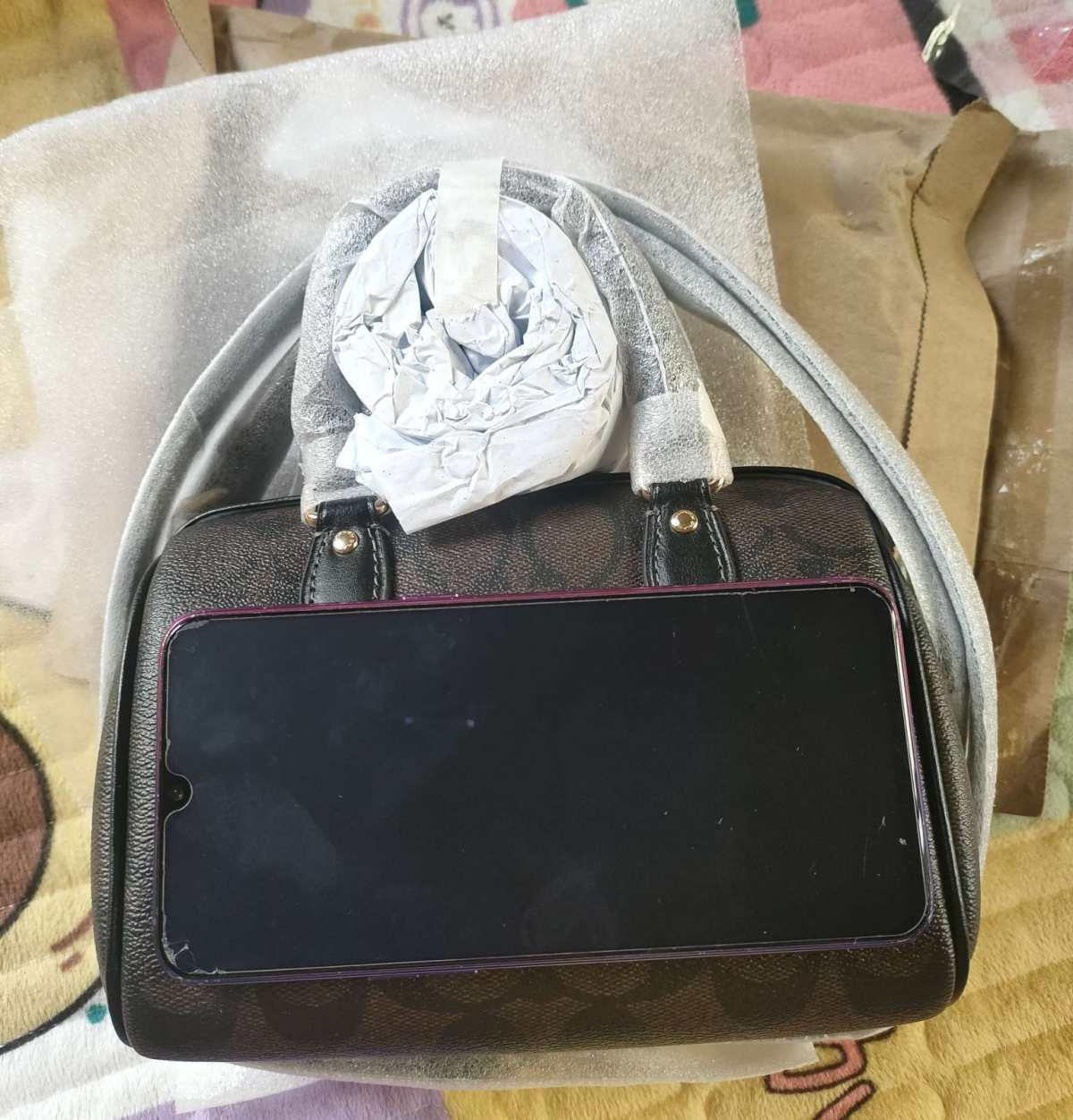 🌻购买商品:coach rowan迷你波士顿 🌻购买网址