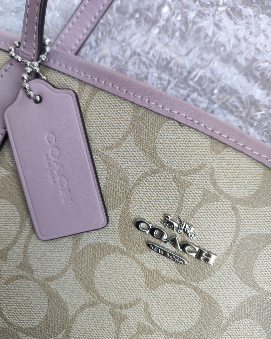 🌻购买商品:coach city 33香芋紫手柄托特 🌻