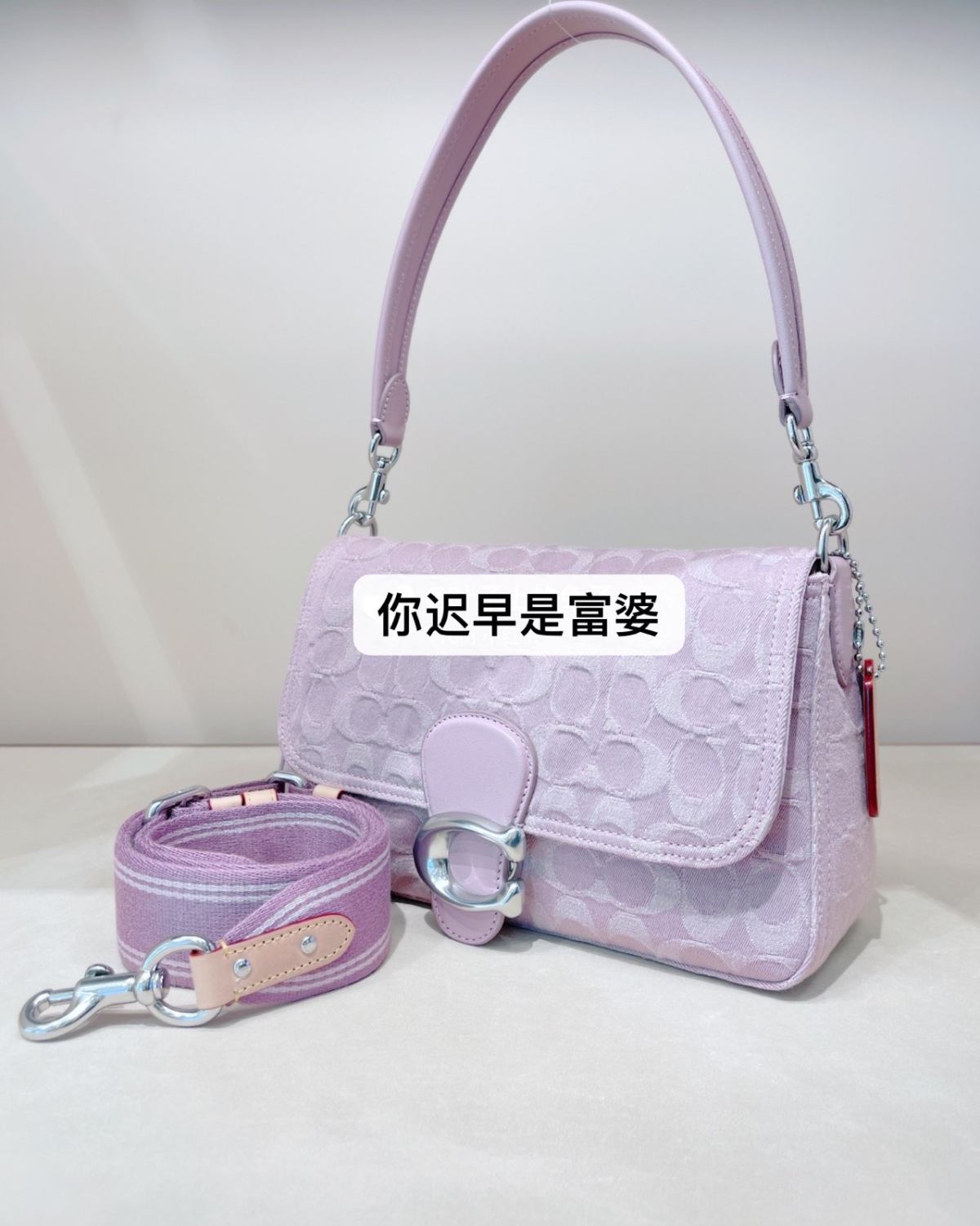 🇺🇸接预定，价美 COACH 2023牛仔系列 粉紫色也