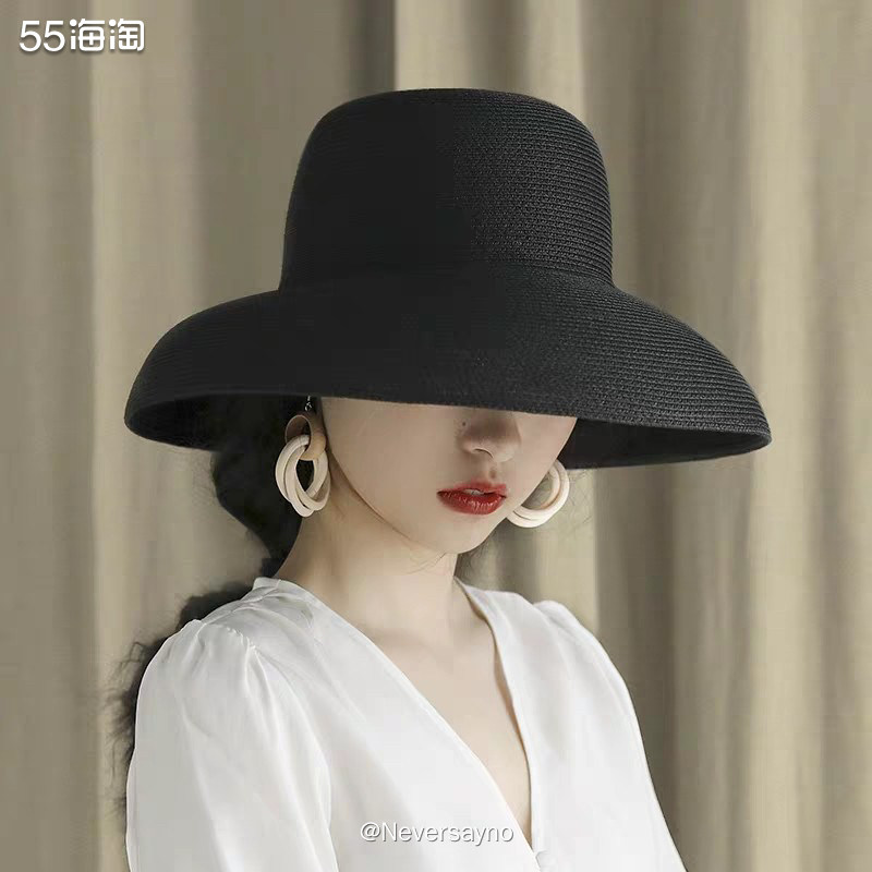 📣逛淘宝被种草的一款帽子，赫本风这几年好喜欢  ▪️也就是