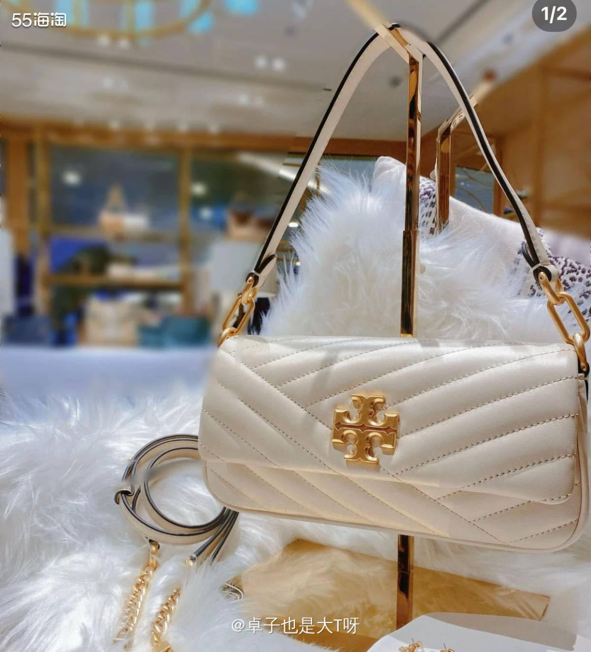 toryburch kira奶白腋下包折扣款 下单成功,海淘攻略-55海淘社区