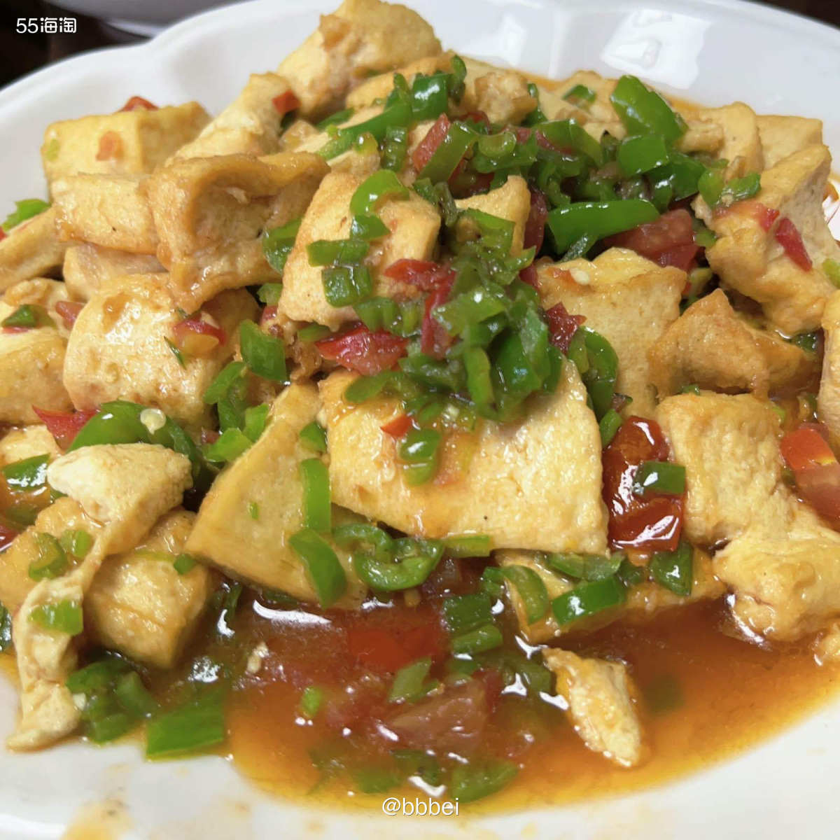 🌼家常小炒豆腐 🍃今天分享的超级好吃又下饭的家常豆腐，外