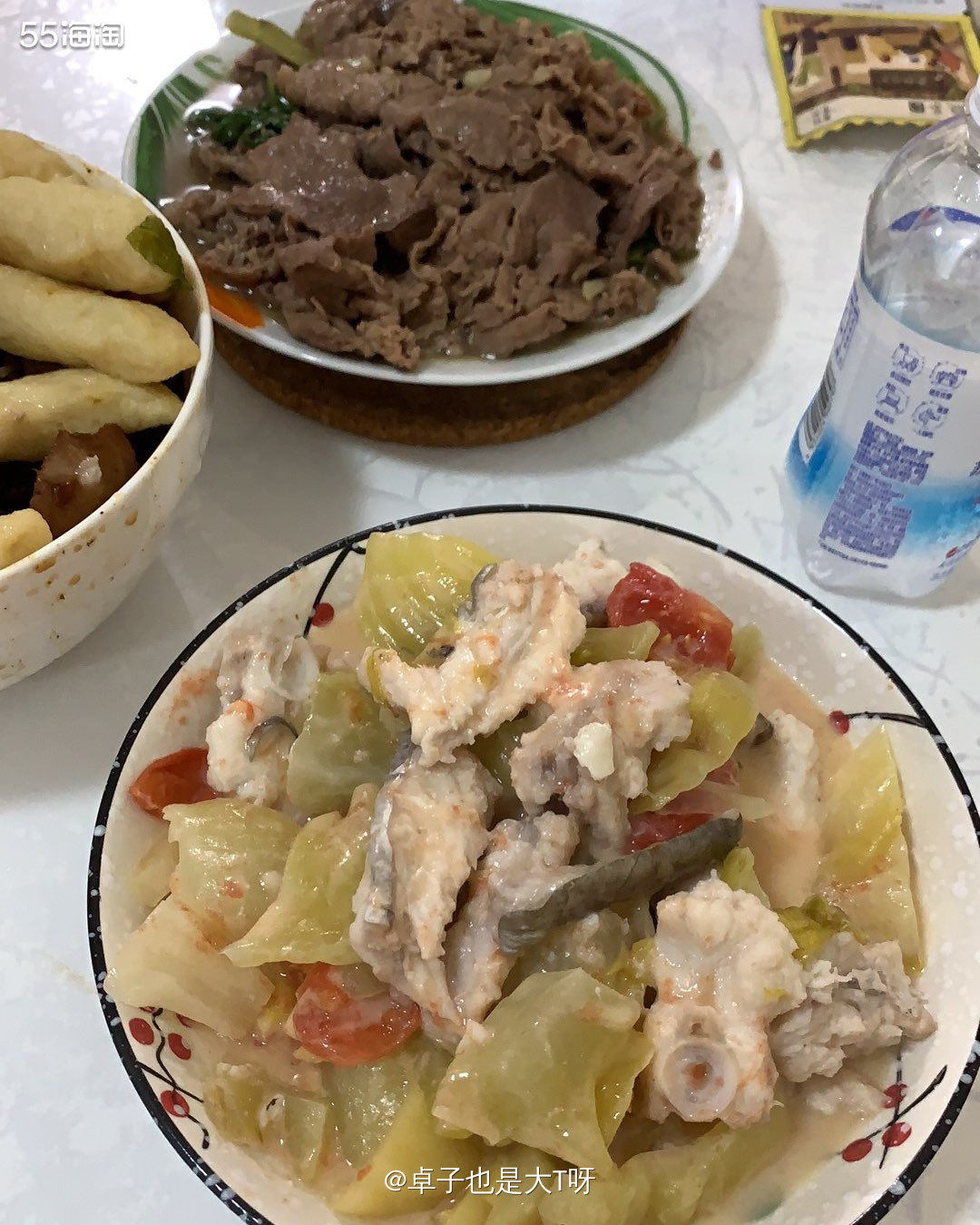今日份晚餐想着520外面应该很多人，所以我哥哥出去市场的时候