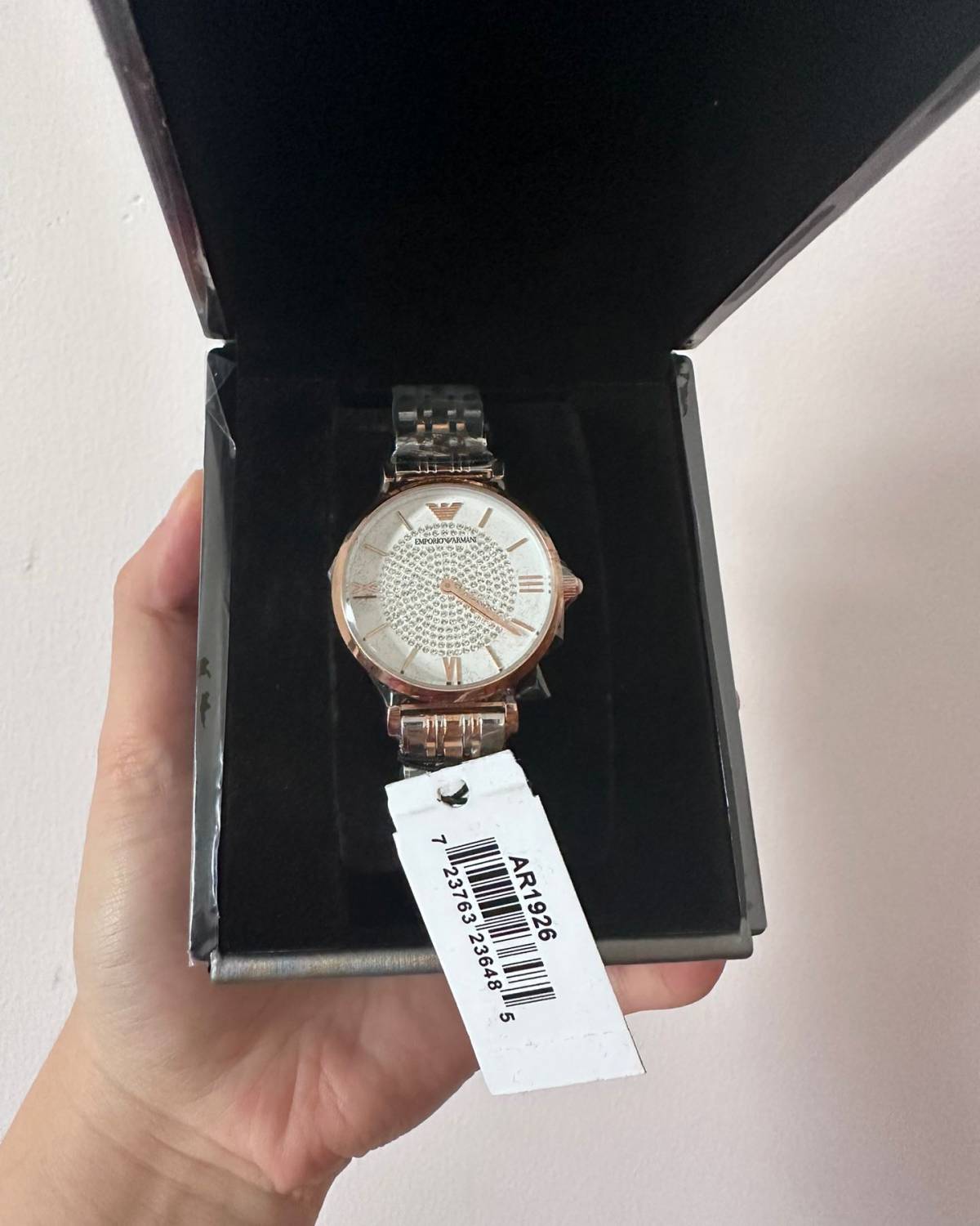 阿玛尼满天星手表海淘现货，官网订单➕电子确认邮件➕国际转运仓