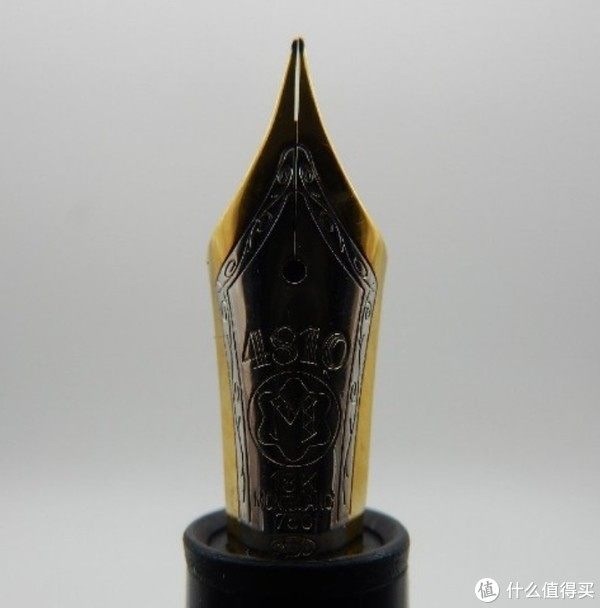又收到的1支钢笔绝对漂亮，笔头的颜色和纹路设计太好看了，金银
