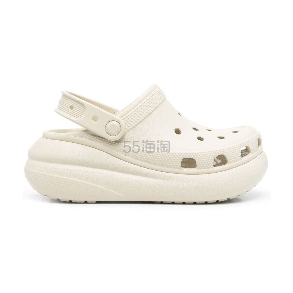 【明星同款】Crocs卡骆驰 女士白色洞洞鞋沙滩鞋凉鞋